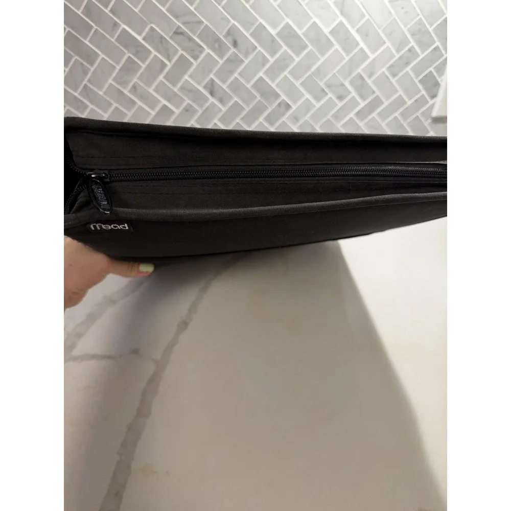 Mead Five Star Vintage Full Zip Around Binder Black 3 Ring Pockets Y2K